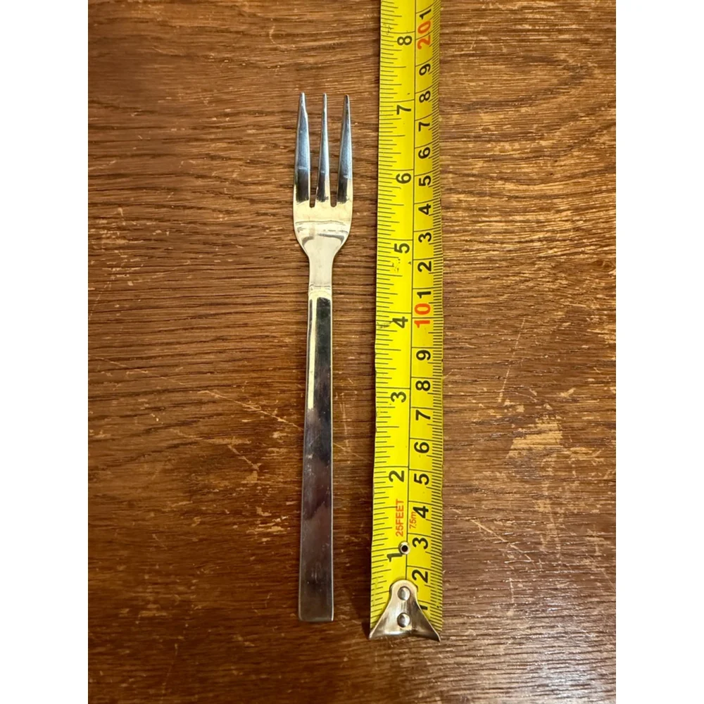 Cambridge Stainless Steel Dessert Fork 3 Tine Korea Replacement Flatware 7.5”
